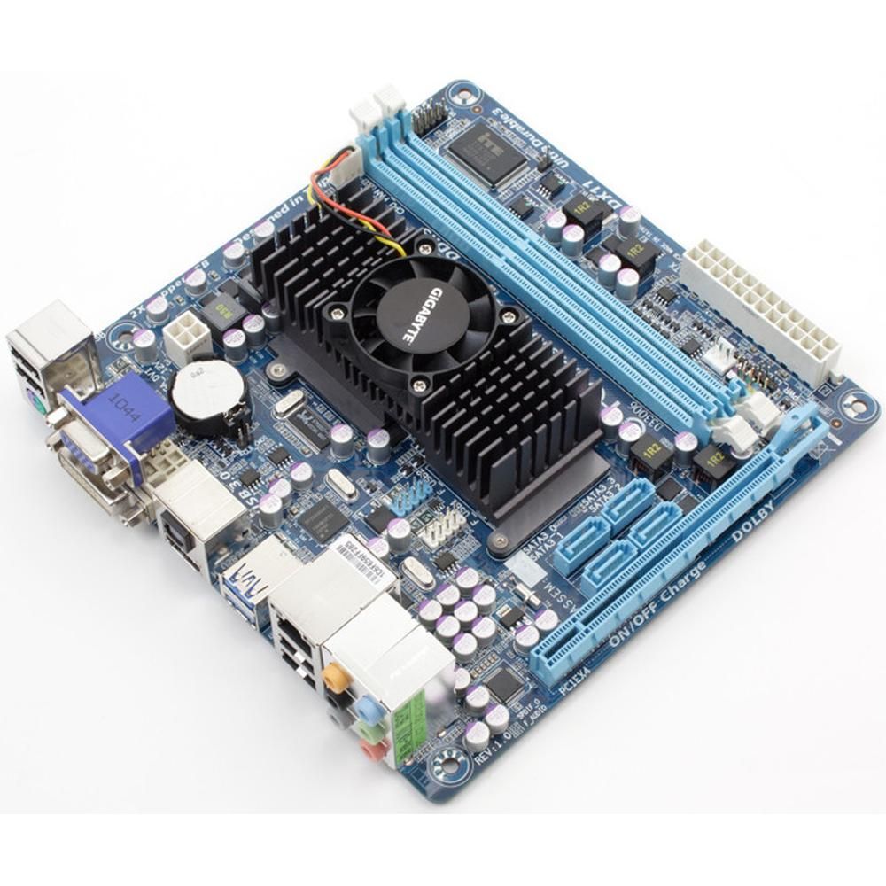 Gigabyte GA-A55M-DS2 Motherboard, AMD A55, 64GB DDR3, Micro ATX
