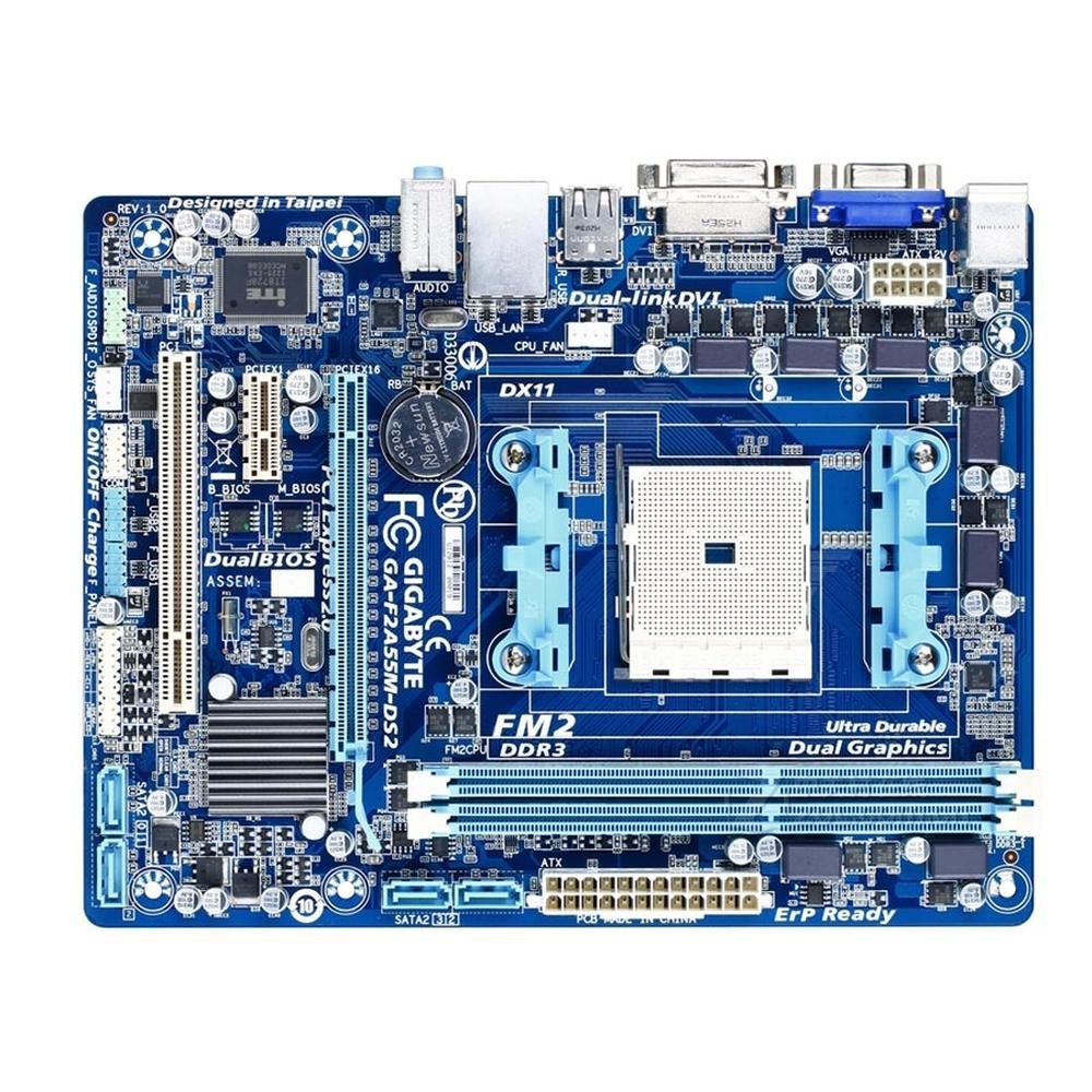 Gigabyte GA-F2A55M-DS2 (rev. 1.0) AM4 Motherboard