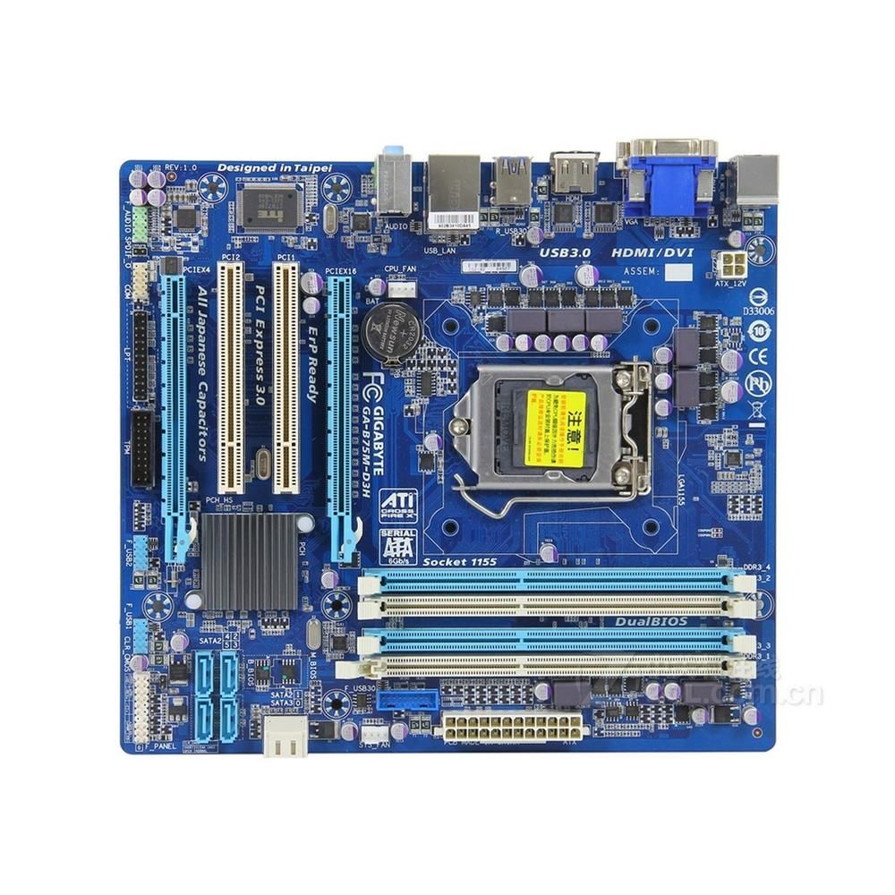 Gigabyte GA-B75M-D3H Motherboard