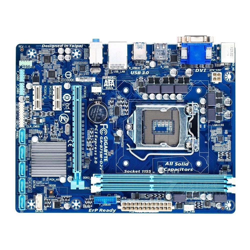 Gigabyte GA-B75M-D2V Motherboard