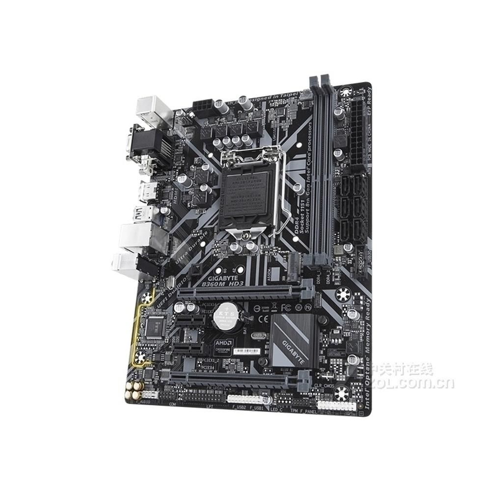 Gigabyte B360M HD3 Intel B360 LGA 1151 DDR4 32GB Micro ATX Motherboard