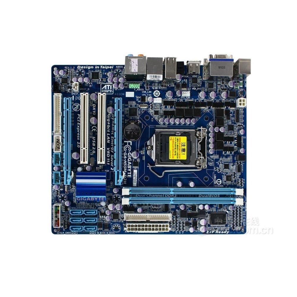 Gigabyte GA-H55M-D2H (Rev. 1.0) Motherboard