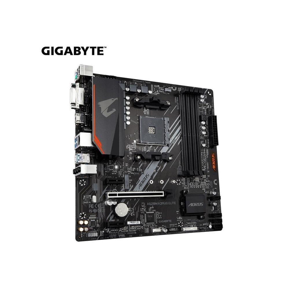 Carte mère Gigabyte A520M Aorus Elite, Socket AM4 AMD, DDR4, 128 Go, Micro ATX