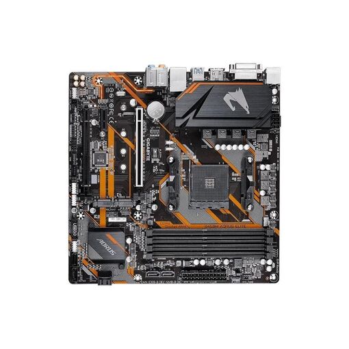 Carte mère Gigabyte B450M Aorus Elite, AMD B450, Socket AM4, DDR4, 128 Go, Micro ATX