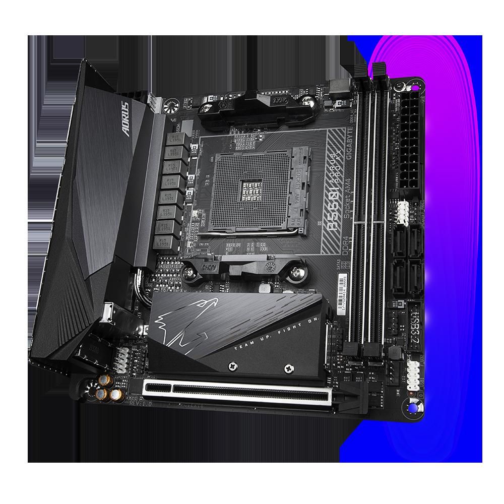 Gigabyte B550I Aorus Pro Ax AM4 DDR4 Motherboard (Mini-ITX, 64GB)