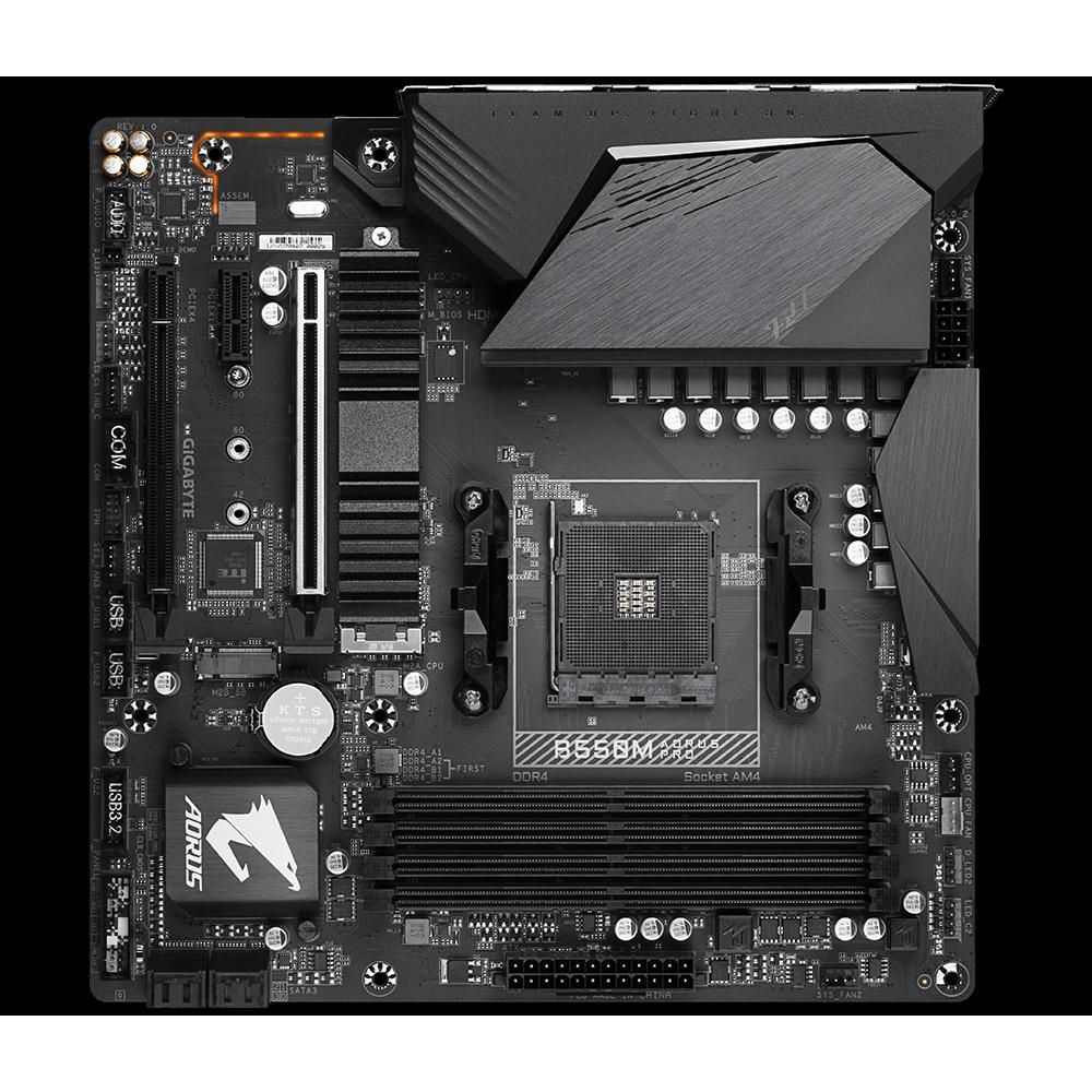 Placa base Gigabyte B550M Aorus Pro AMD B550 (Socket AM4, DDR4, 128 GB)