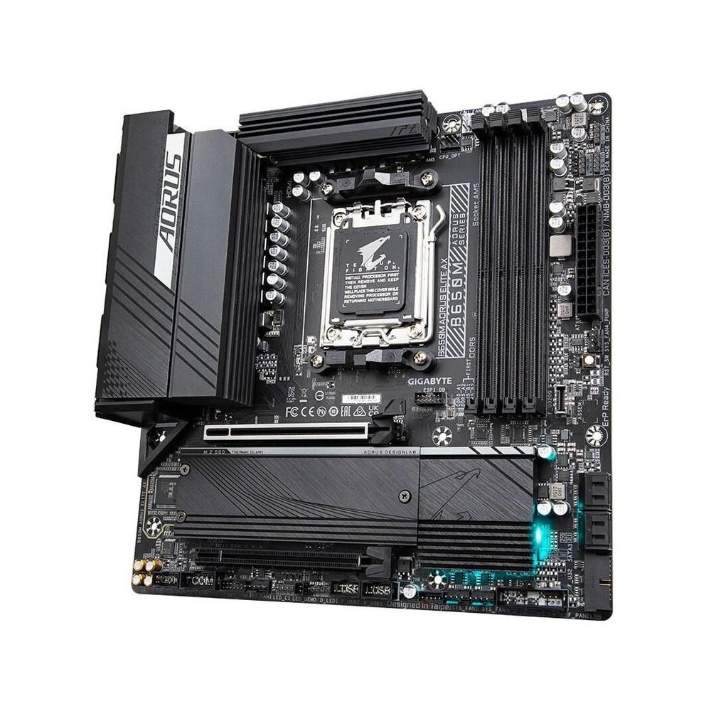 Carte mère Gigabyte B650M Aorus Elite AX AMD AM4 DDR5 (Micro ATX, 192 Go)