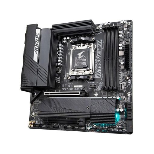 Placa base Gigabyte B650M Aorus Elite AX AM4 DDR5 (Micro ATX, 192 GB)
