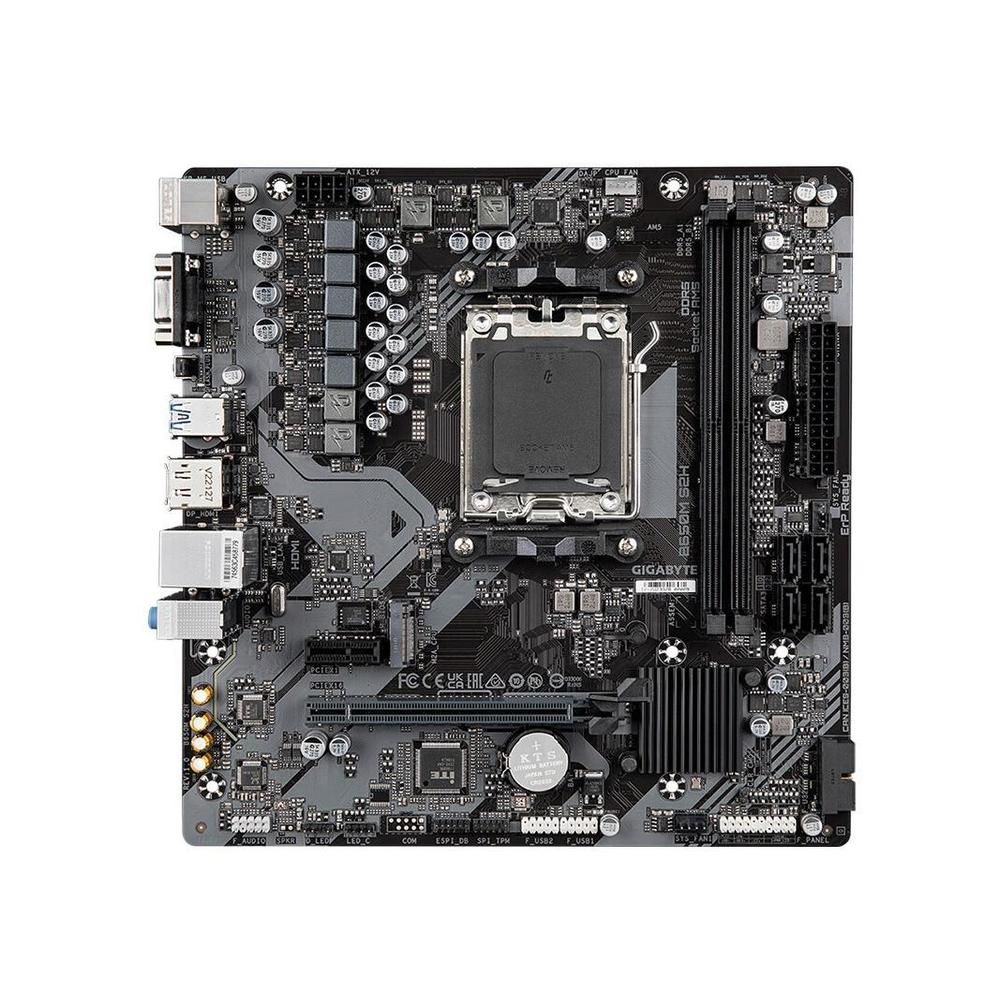 Carte mère Gigabyte B650M S2H AMD B650 - Socket AM5, DDR5, 96 Go, Micro ATX