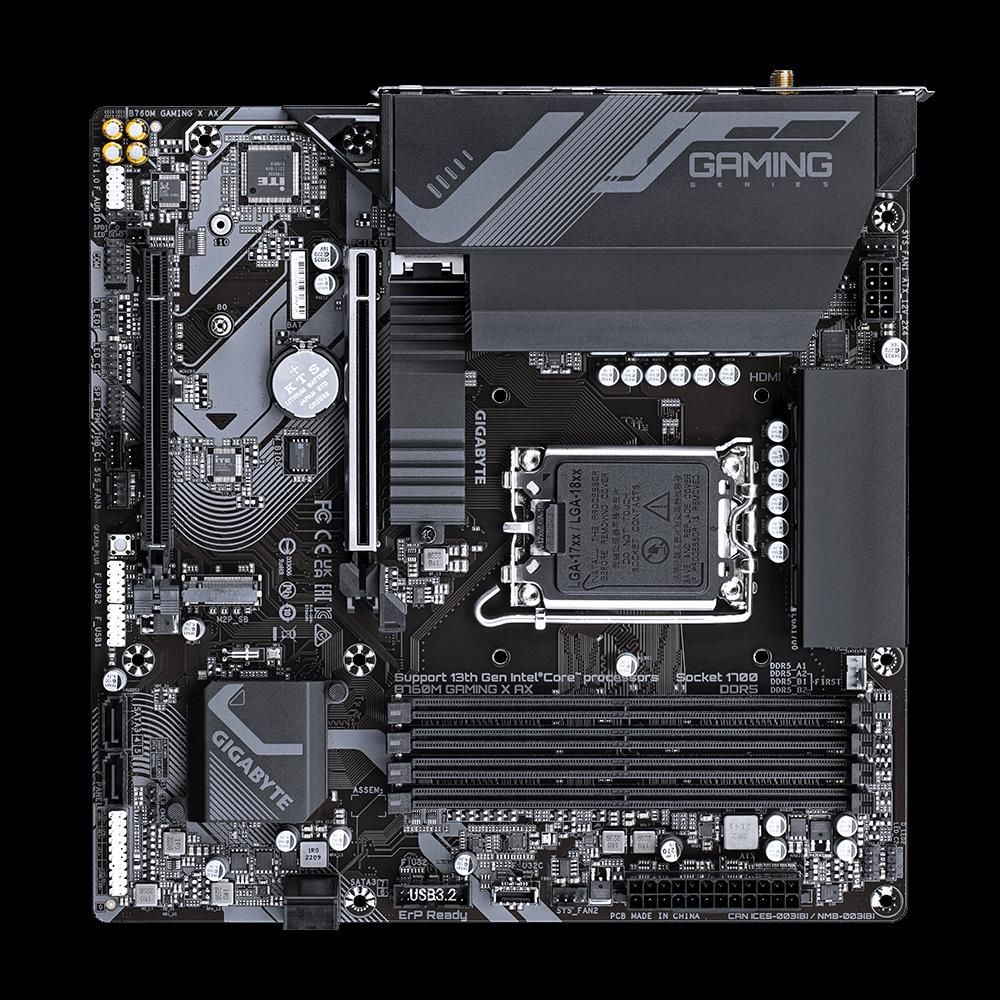 Placa base Gigabyte B760M Gaming X AX