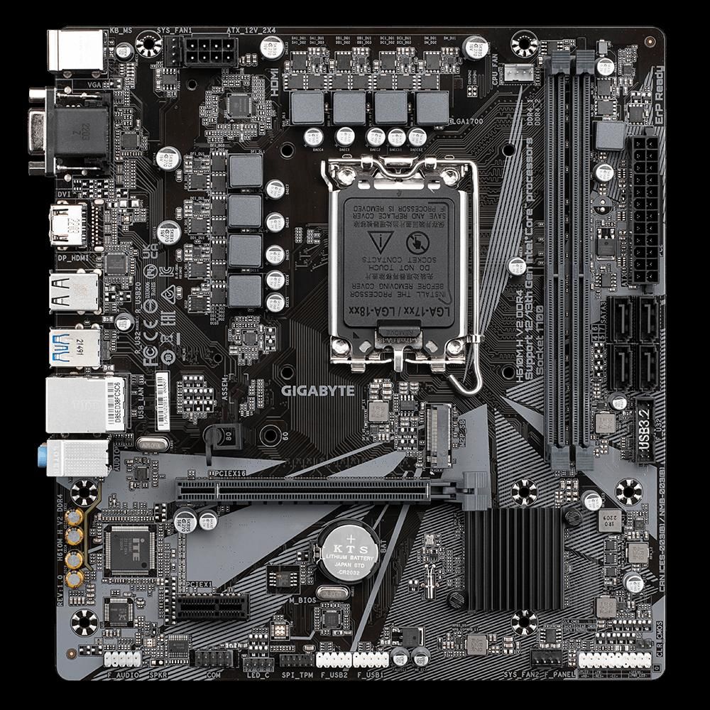 Placa base Gigabyte H610M H V2 DDR4