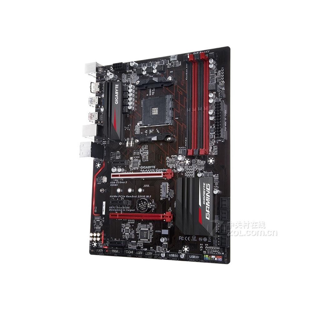 Gigabyte X370 Gaming Motherboard, AMD X370, Socket AM4, DDR4, 64GB, ATX