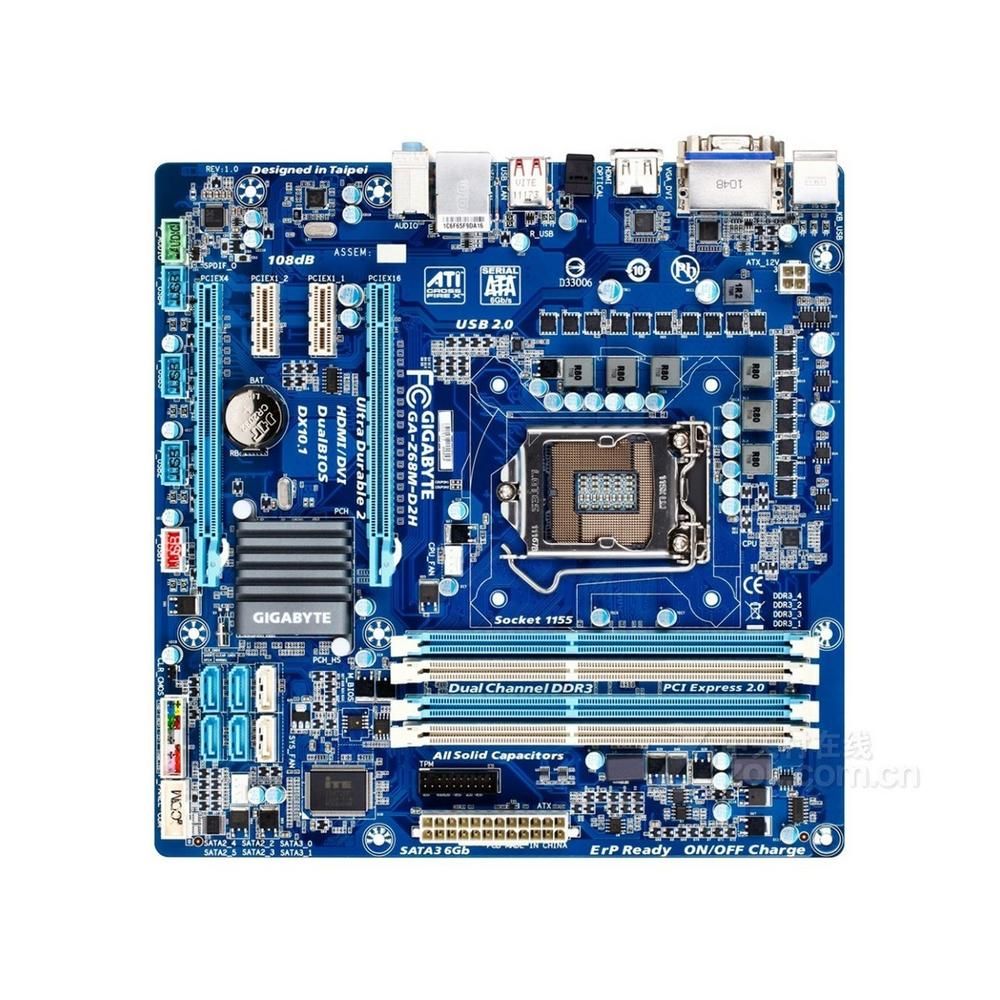 Gigabyte GA-Z68M-D2H Motherboard