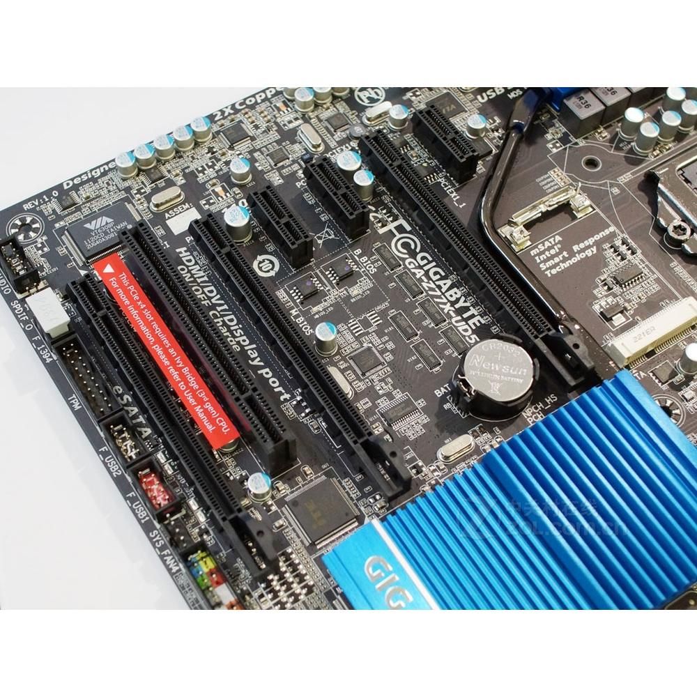 Gigabyte GA-Z77X-UD5H Z77 Motherboard - Intel LGA 1155, DDR3 32GB