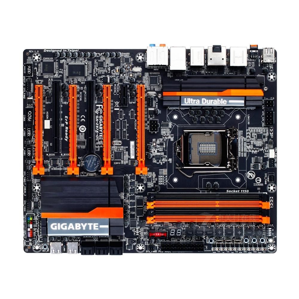 Gigabyte Z87X-OC Motherboard, Intel Z87, LGA 1150, DDR3, 32GB, ATX