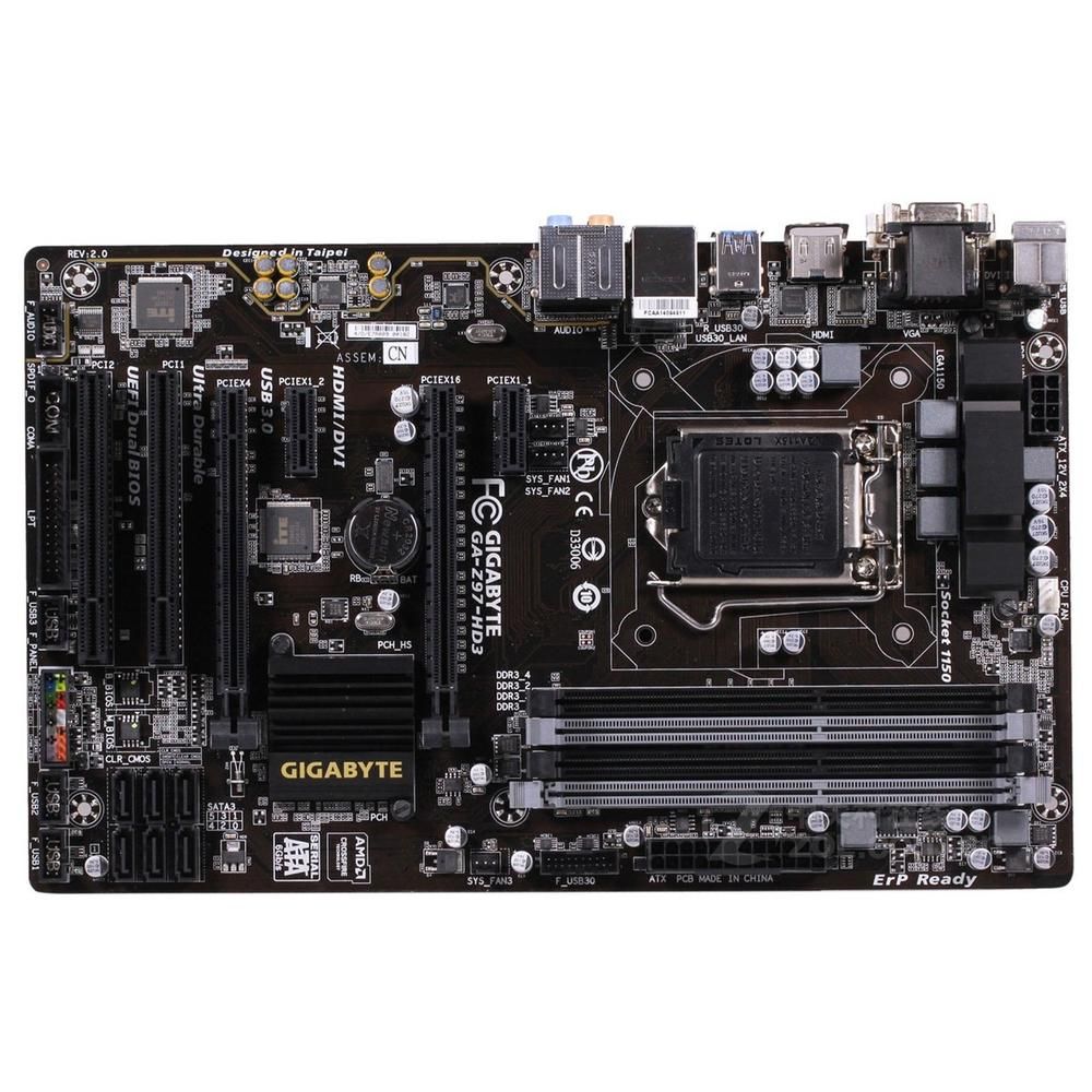 Gigabyte GA-Z97-HD3(rev.2.0) Z97 Motherboard