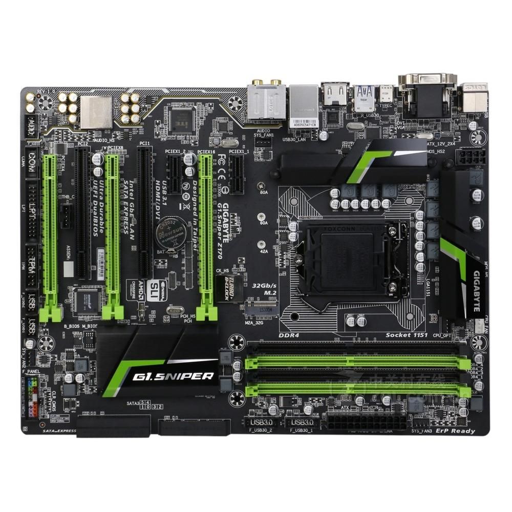 Placa base Gigabyte G1.Sniper Z170 (rev. 1.0) - Intel Z170, LGA 1151, DDR4, 64 GB