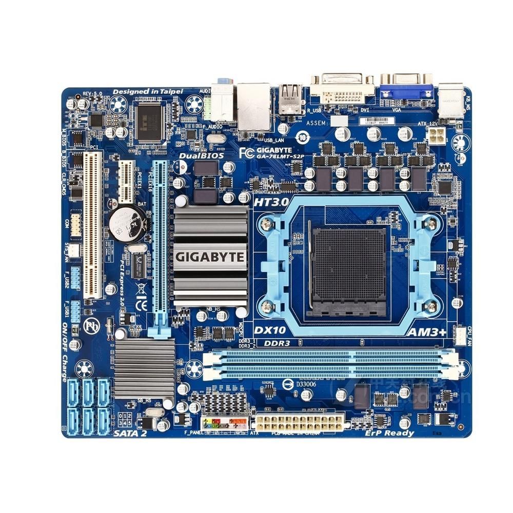 Gigabyte GA-78LMT-S2P(rev.5.0) AM3+ Socket Motherboard with 16GB DDR3