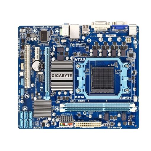 Tarjeta madre Gigabyte GA-78LMT-S2P (rev. 5.0) con socket AM3+ y 16GB DDR3