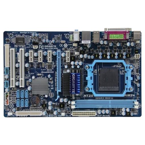 Placa base Gigabyte GA-770T-D3L (rev. 1.0) AMD 770 - Socket AM3, DDR3, 8 GB, ATX