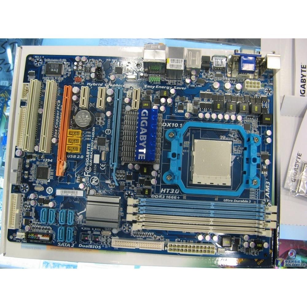 Gigabyte GA-770TA-UD3 AMD 770 Motherboard - AM3 Socket, DDR3, 16GB, ATX