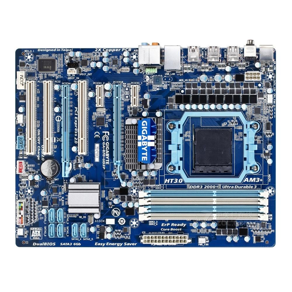 Gigabyte GA-870-UD3P (Rev. 3.1) AMD 870 Motherboard