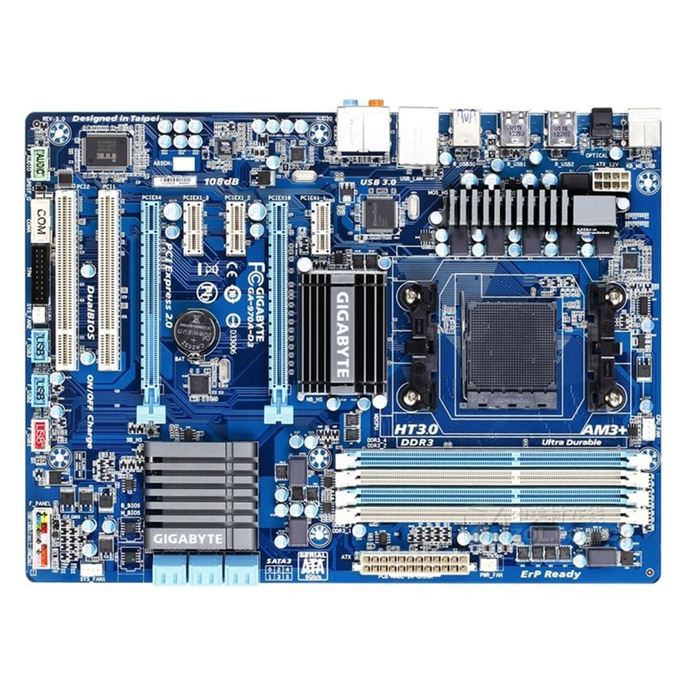Gigabyte GA-970A-D3(rev.3.0) AM3+ DDR3 32GB ATX Motherboard