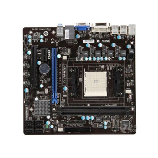 Tarjeta madre MSI A55M-P35 V2 - AMD A55, Sockets FM1, 16GB DDR3, Micro ATX (12x20 cm)