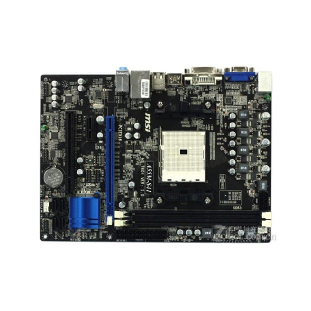 MSI A55M-S41 Motherboard - AMD A55, FM1 Socket, 16GB DDR3, Micro ATX