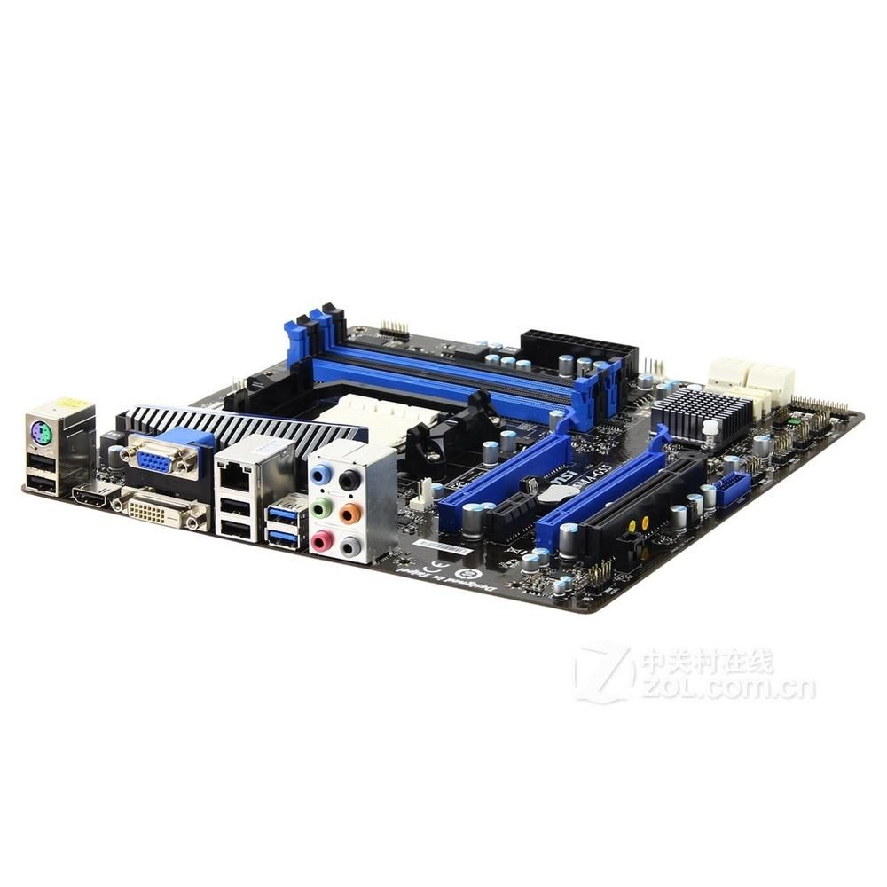 MSI A75MA-G55 AM4 Motherboard, DDR3 32GB, Micro ATX