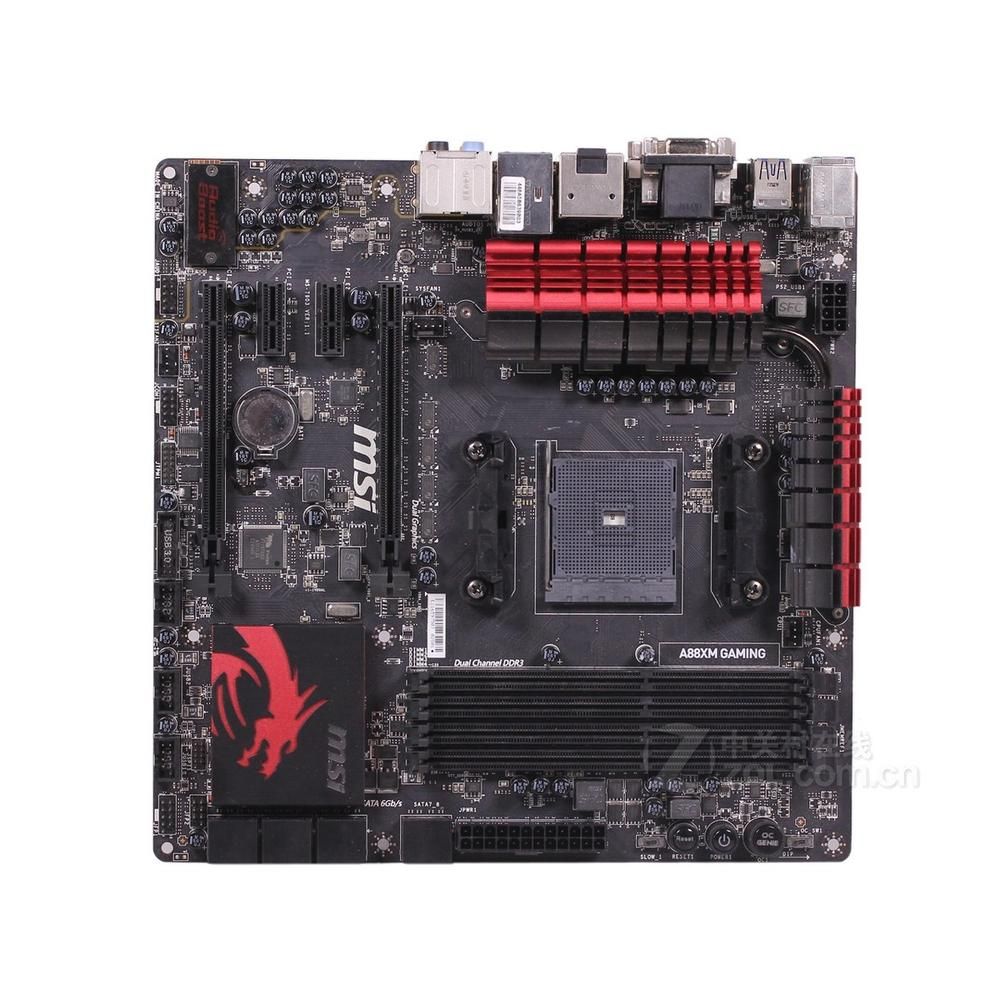 MSI A88XM GAMING Motherboard, AMD A88X, FM2/FM2+ Socket, 32GB DDR3, Micro ATX