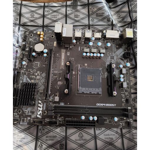 Placa base MSI A320M-A PRO - AMD A320, Zocalo AM4, 32GB DDR4, Micro ATX