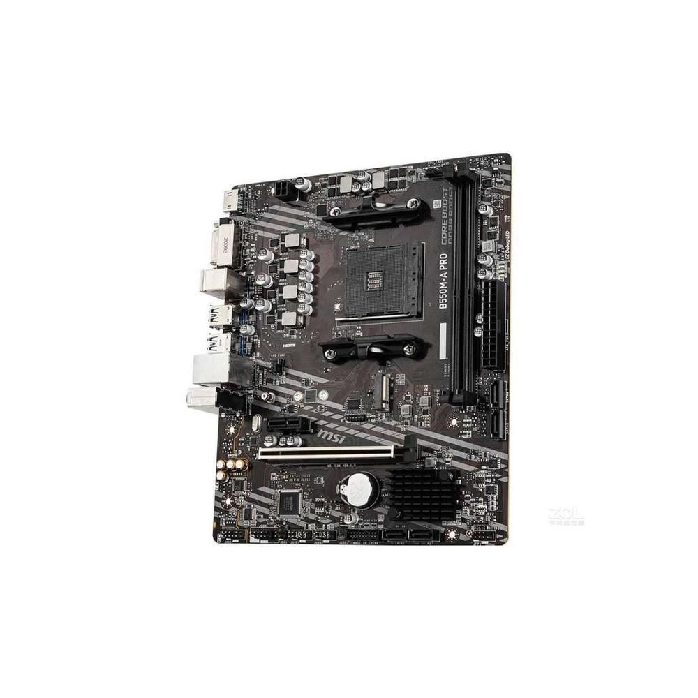 MSI B550M-A PRO Motherboard, AMD B550, DDR4 64GB, Micro ATX