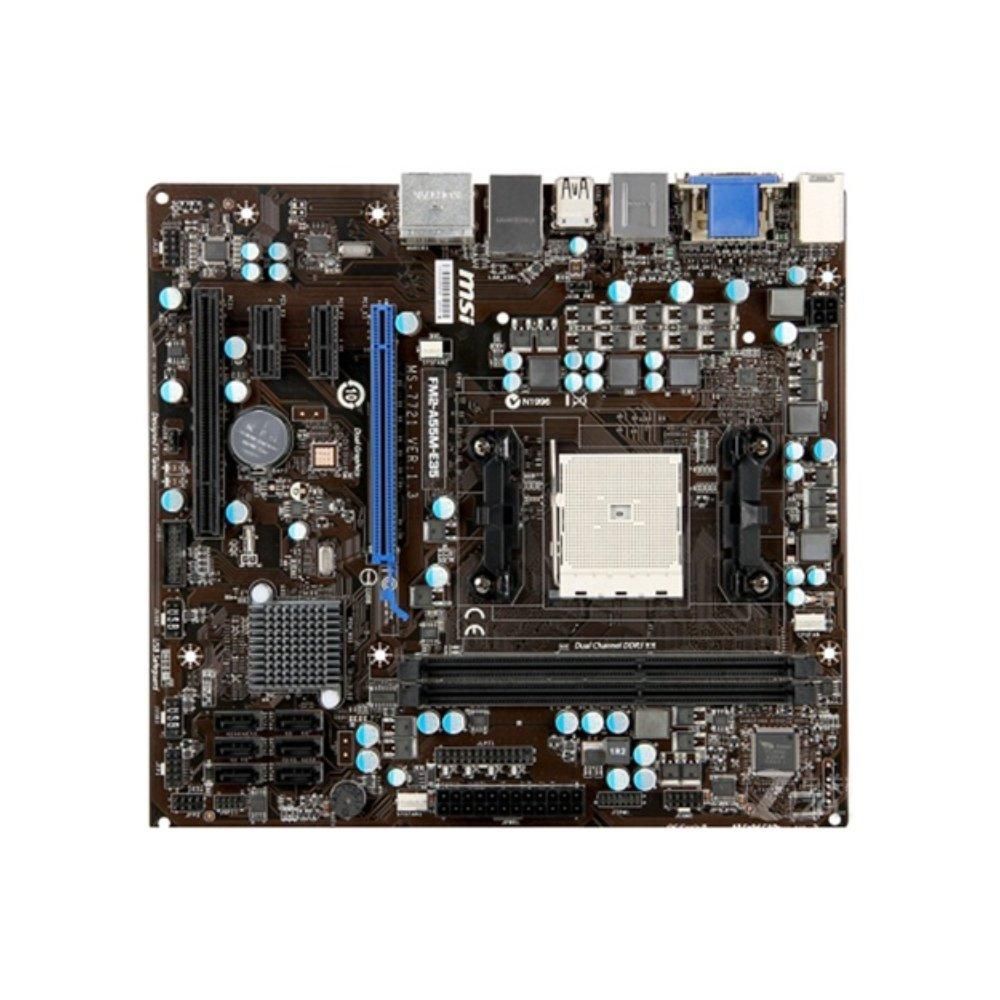 MSI FM2-A55M-E35 AMD A55 Motherboard, DDR3 32GB, Micro ATX