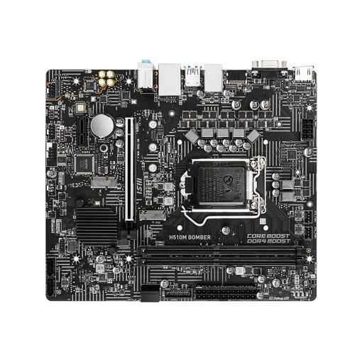 Placa base MSI H510M BOMBER, Intel H510 LGA 1200, 64 GB DDR4, Micro ATX