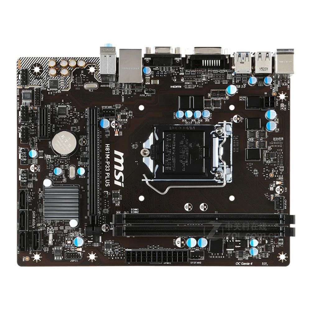 MSI H81M-P33 PLUS Motherboard