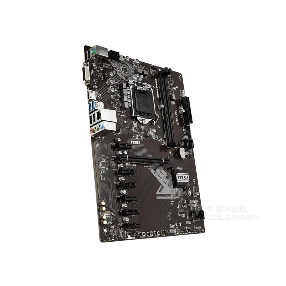 MSI H310-A PRO Motherboard, Intel H310, LGA 1151, DDR4 32GB, ATX