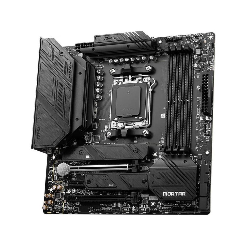 Carte mère MSI MAG B650M Mortar Wi-Fi, AMD B650, Socket AM5, DDR5 256 Go, Micro ATX