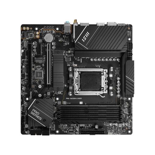 Placa base MSI PRO B650M-A WiFi, AMD B650, 256 GB DDR5, Micro ATX