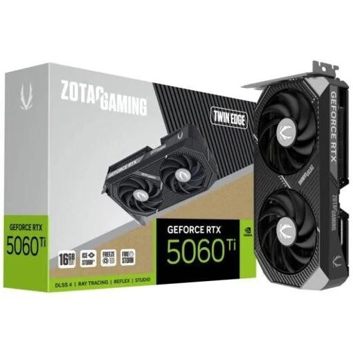 Carte graphique Zotac Gaming GeForce RTX 5060 Ti 16 Go Twin Edge