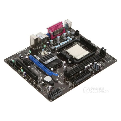 Placa base MSI NF725GM-P31 con socket AM3, NVIDIA nForce 7025-630a, DDR3 16GB, formato Micro ATX