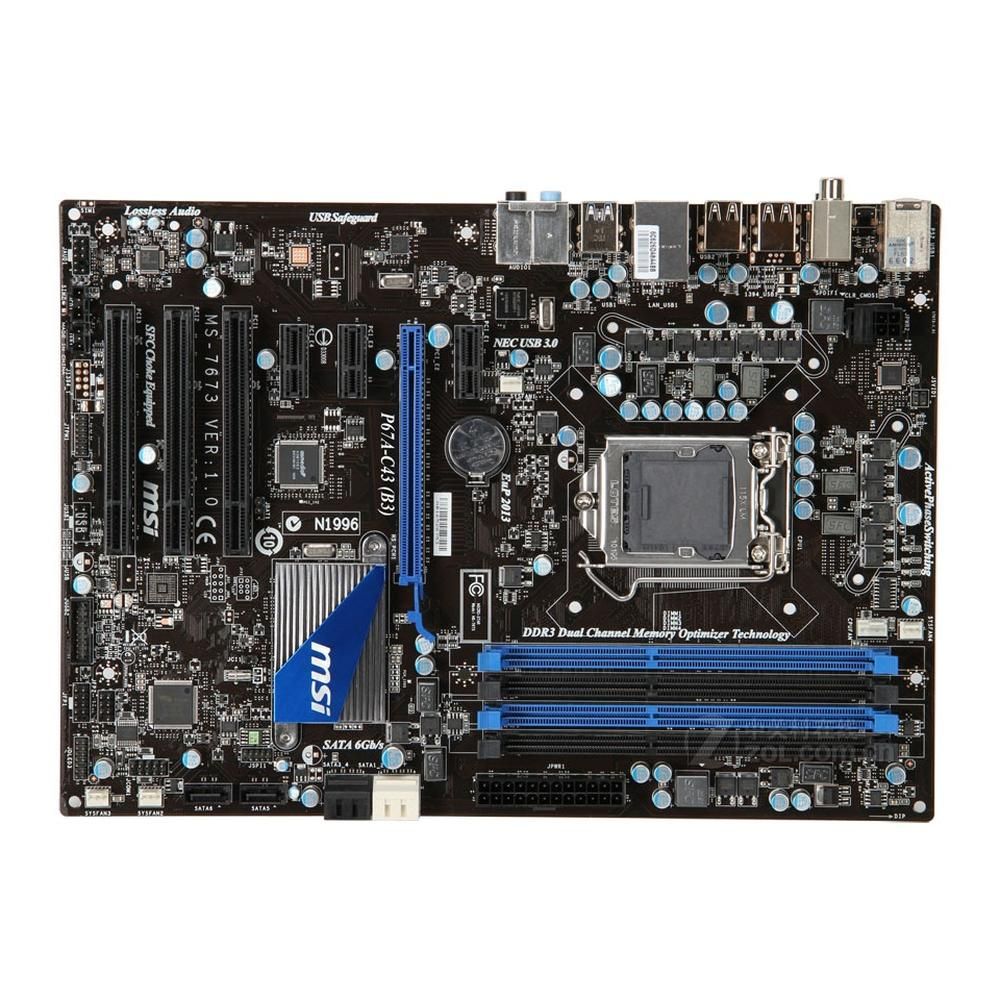 MSI P67A-C43(B3) Intel P67 LGA 1155 DDR3 32GB ATX Motherboard