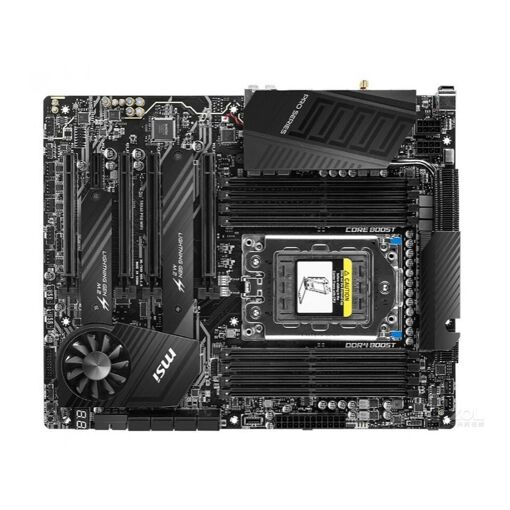 Placa base MSI TRX40 PRO WIFI, AMD TRX40, Socket sTRX4, 256GB DDR4