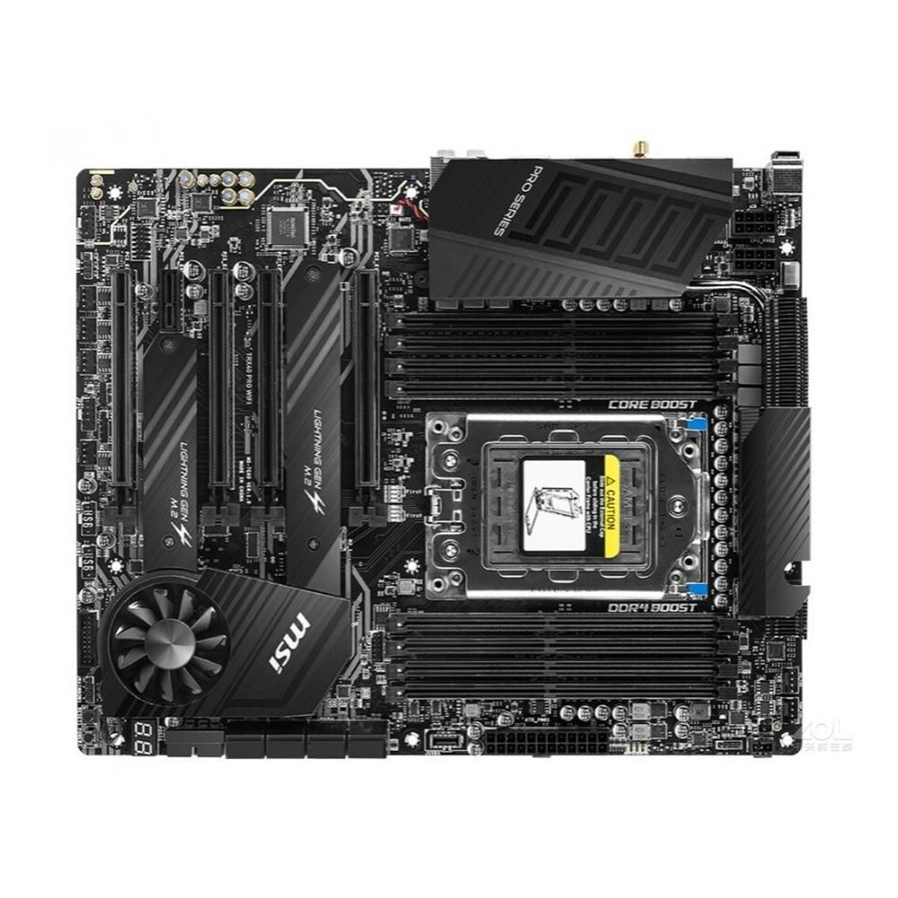 MSI TRX40 PRO WIFI Motherboard, AMD TRX40, Socket sTRX4, 256GB DDR4