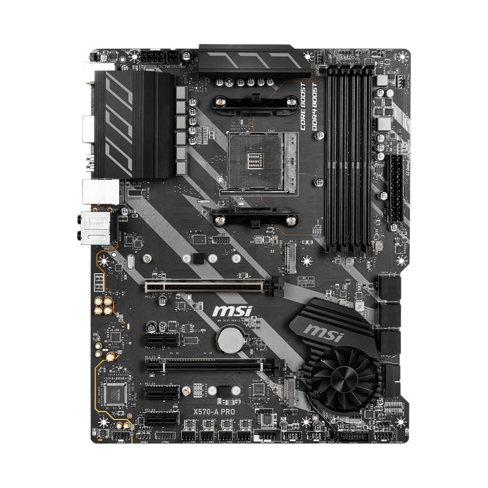 MSI X570-A PRO AM4 DDR4 Motherboard (Socket AM4, 128GB, ATX)