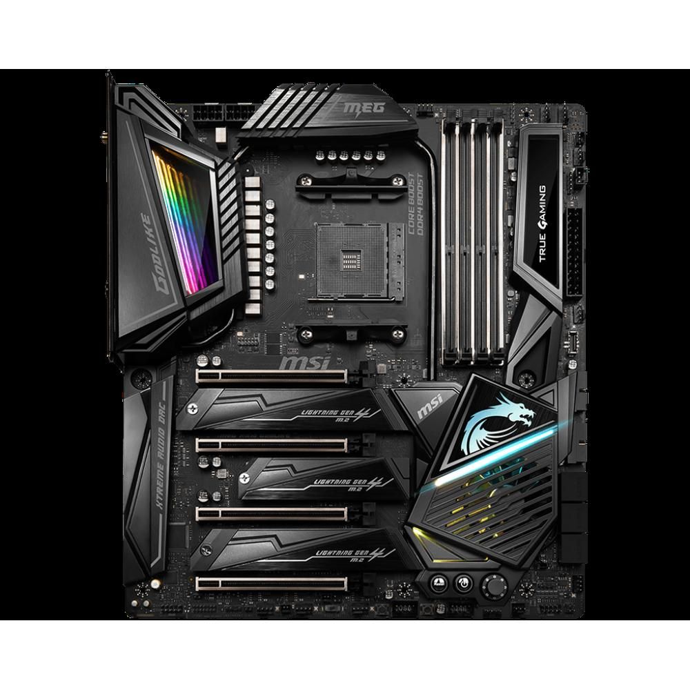 MSI MEG X570 GODLIKE Motherboard, AMD X570, DDR4 128GB, E-ATX