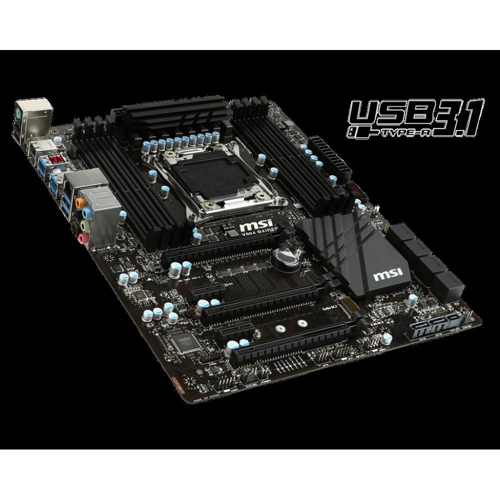 Placa base MSI X99A RAIDER - Intel X99, LGA 2011-V3, DDR4, 128 GB