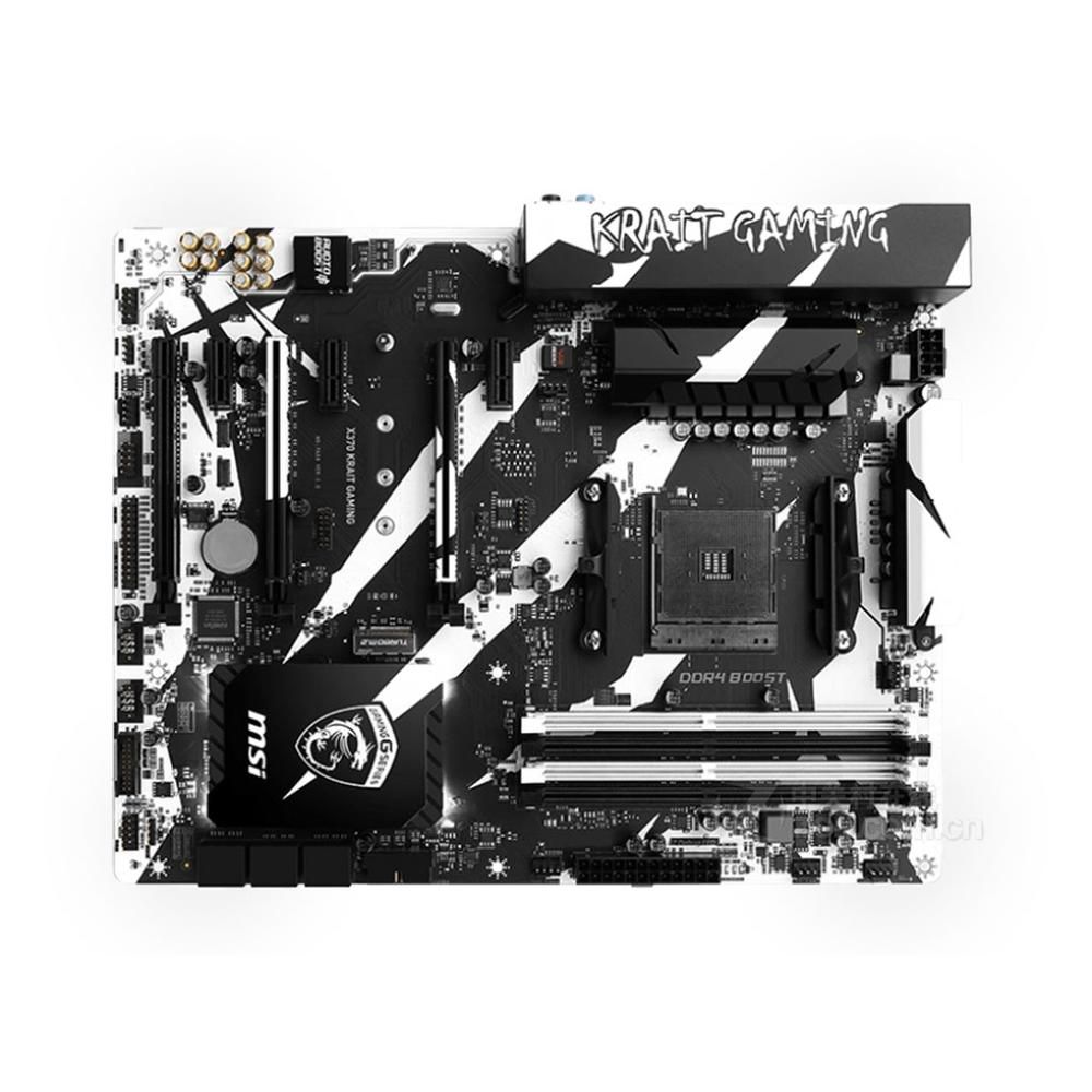 MSI X370 Krait Gaming Motherboard, AMD X370, AM4 Socket, 64GB DDR4, ATX Form Factor