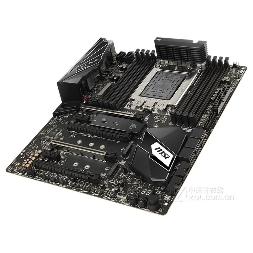 MSI X399 SLI PLUS Motherboard - AMD X399, DDR4 128GB, ATX