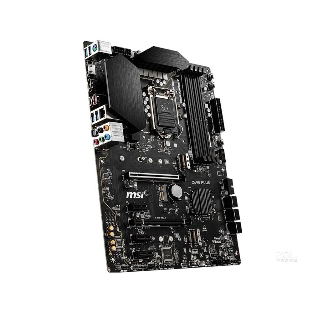 MSI Z490 PLUS Motherboard - Intel Z490, LGA 1200, DDR4 128GB